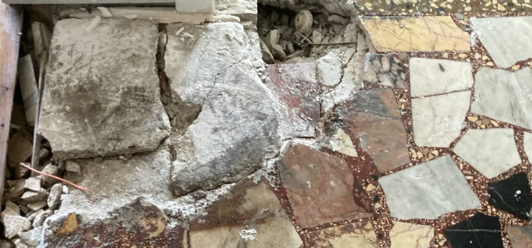 Réparation et rénovation de Terrazzo