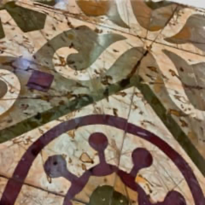 Cristallisation des carreaux de ciment