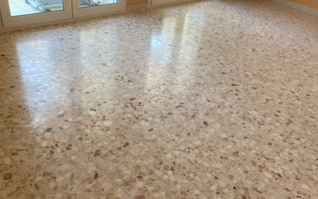 Rénovation de Terrazzo résine année 60