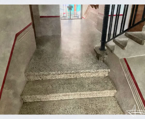 Rénovation de Terrazzo résine année 60
