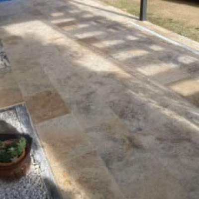 Comment nettoyer une terrasse en pierre