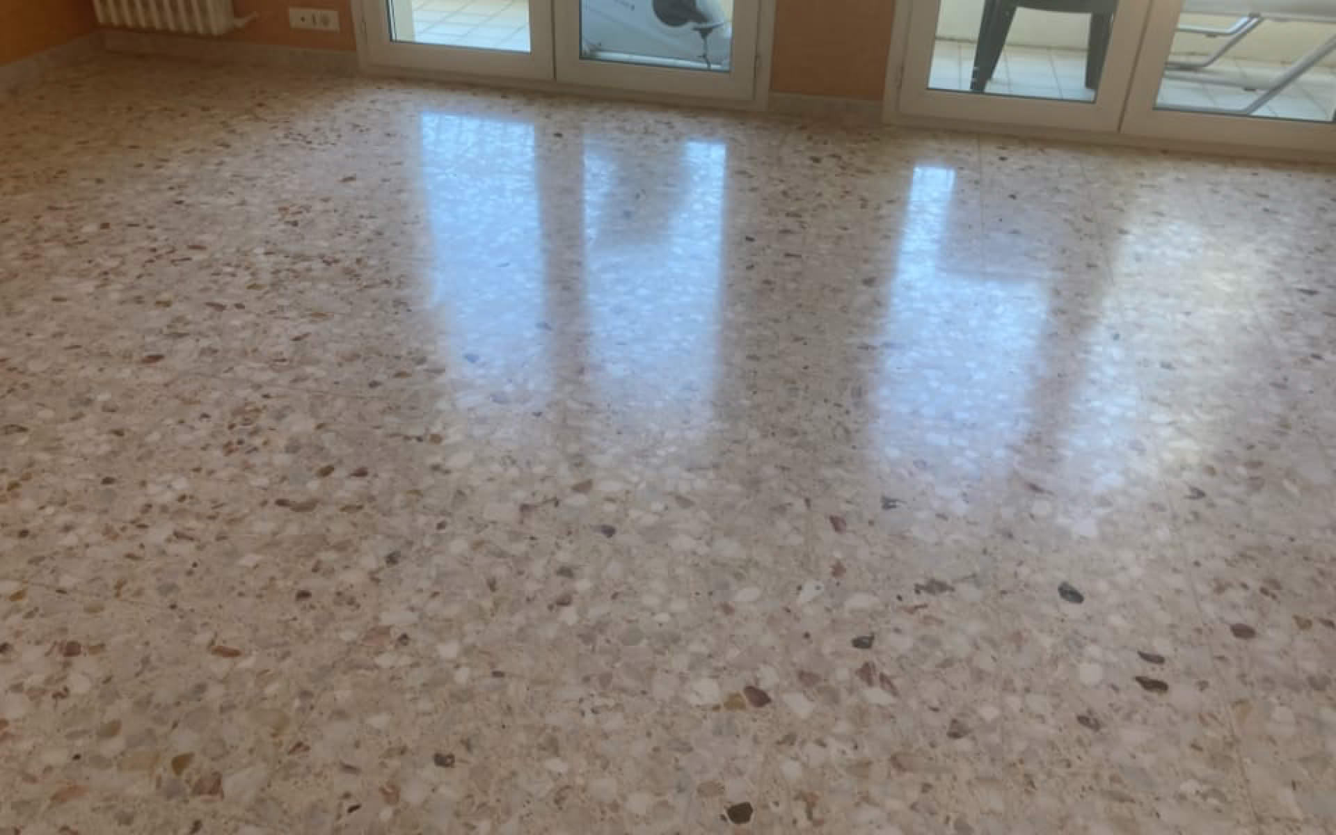 Rénovation de Terrazzo résine année 60