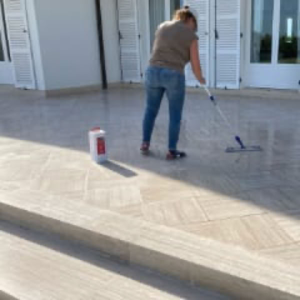 Comment nettoyer une terrasse en pierre
