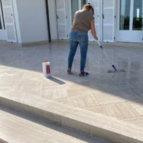 Comment nettoyer une terrasse en pierre