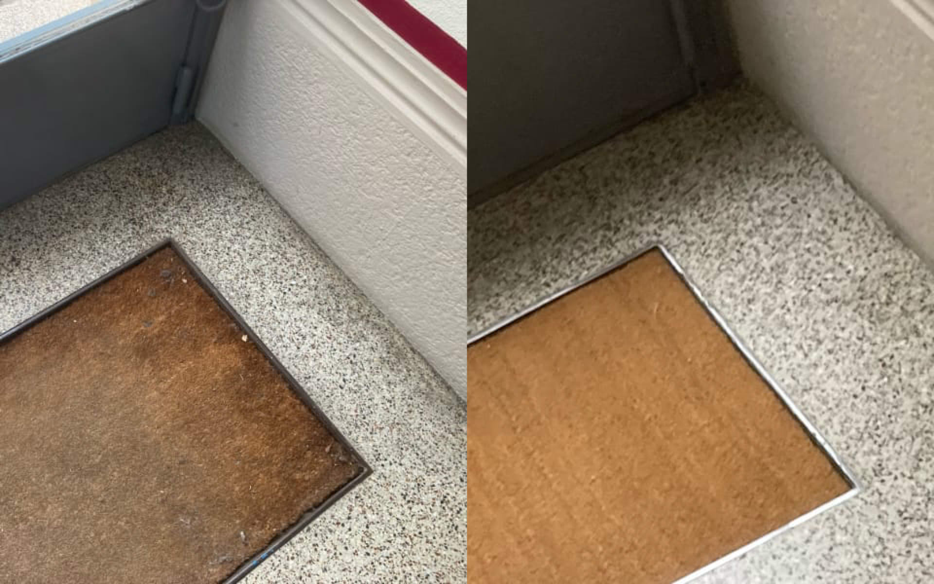 Rénovation de paillasson Granito 1954